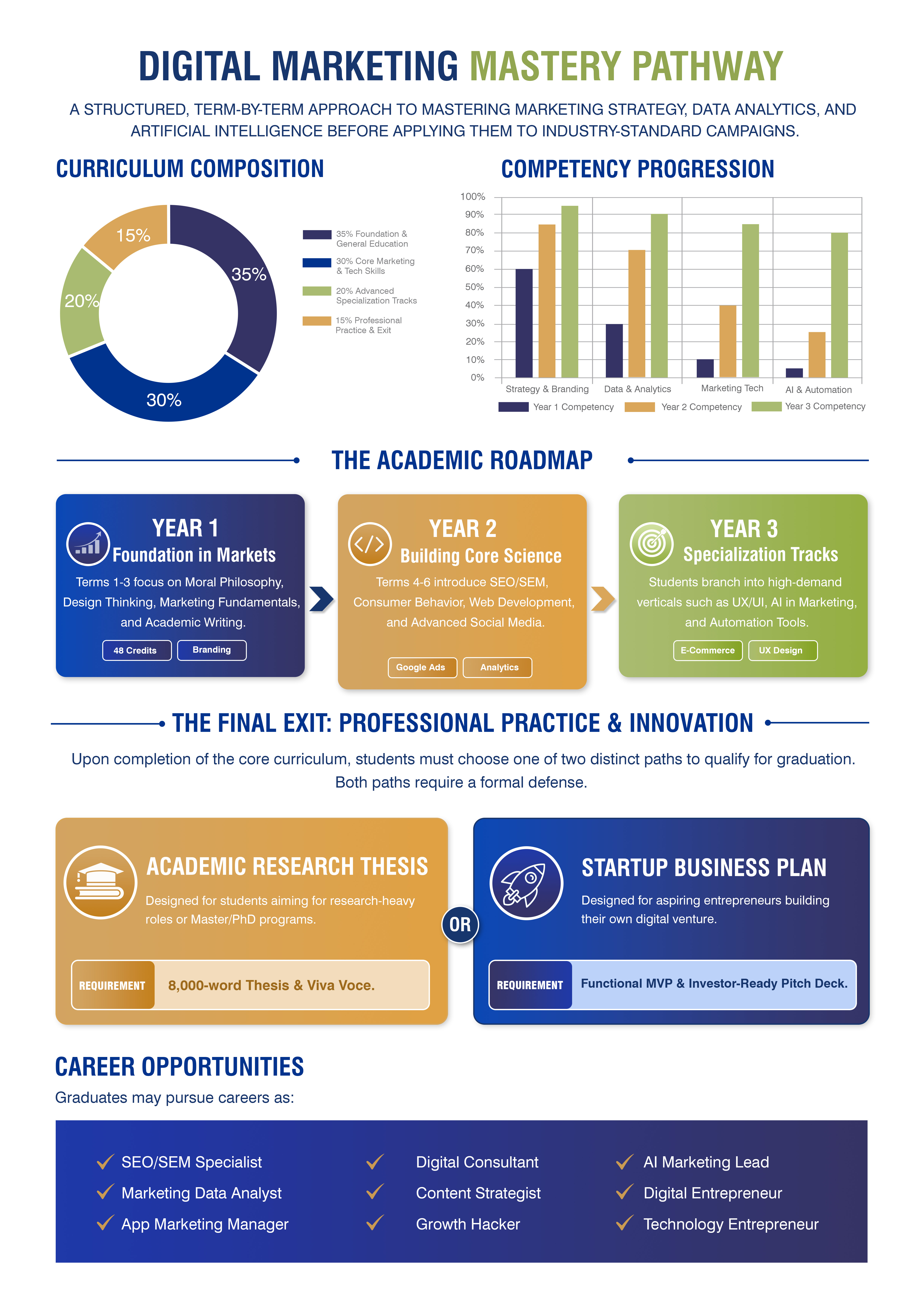 BSc (Hons) in Digital Marketing brochure preview — page 2